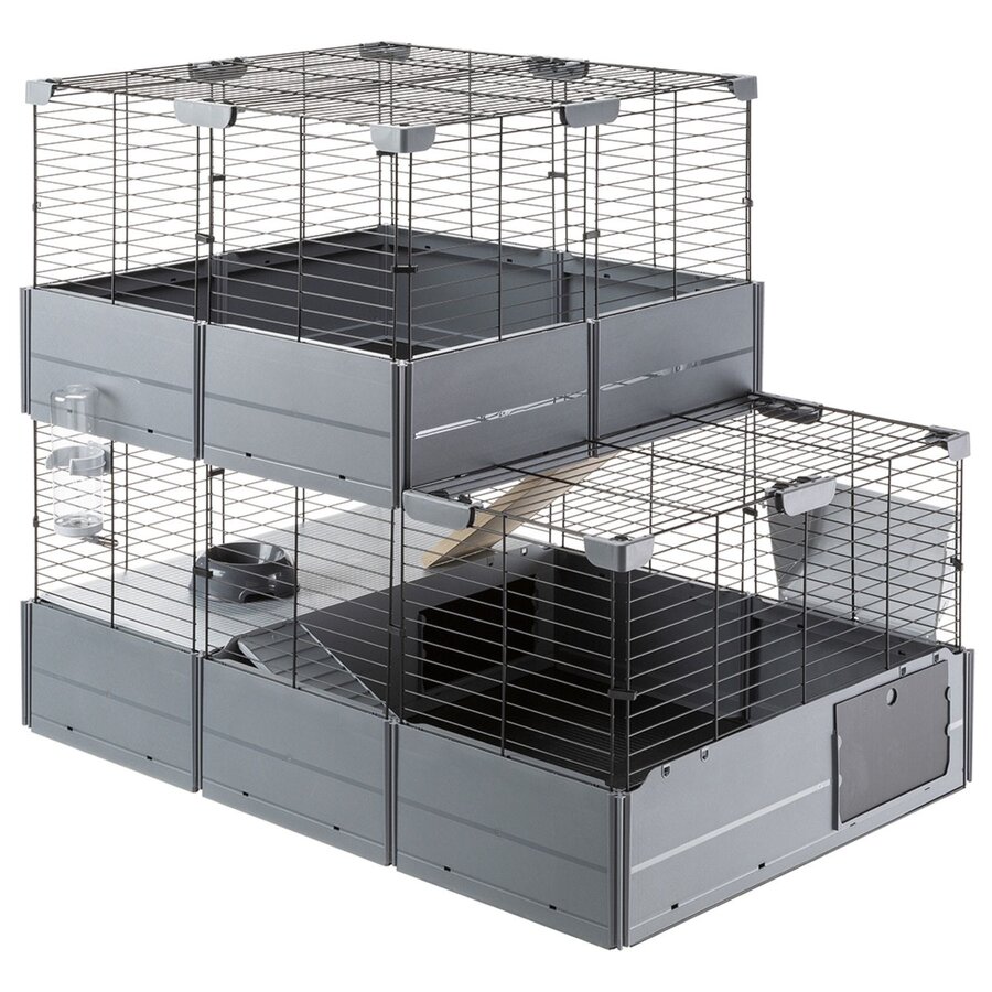 Multipla Double dierenverblijf voor konijn en cavia