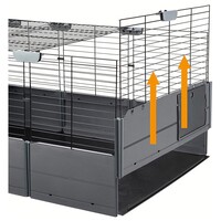 Multipla Double dierenverblijf voor konijn en cavia