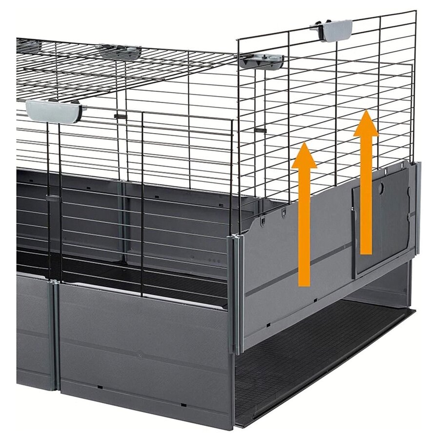 Multipla Double dierenverblijf voor konijn en cavia