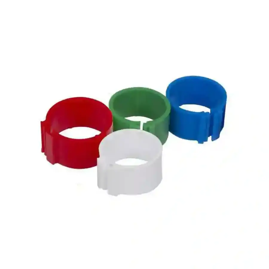 Pluimveeringen 18mm (50 stuks) Blauw