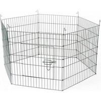 Mobiele knaagdier ren 6 panelen