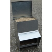 Metalen voerhopper 8KG trapbakmodel
