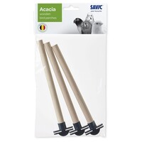 Zitstok Hout 18CM 3 Stuks