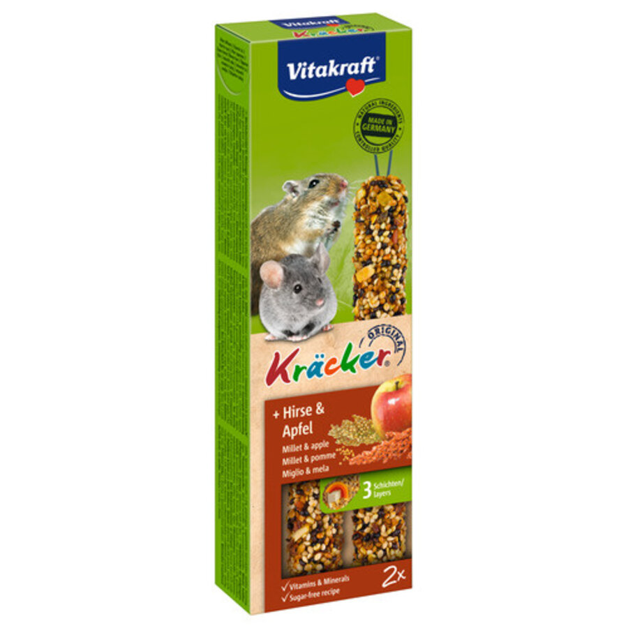 Muis/Gerbil Kracker Corn/Fruit 2 Stuks