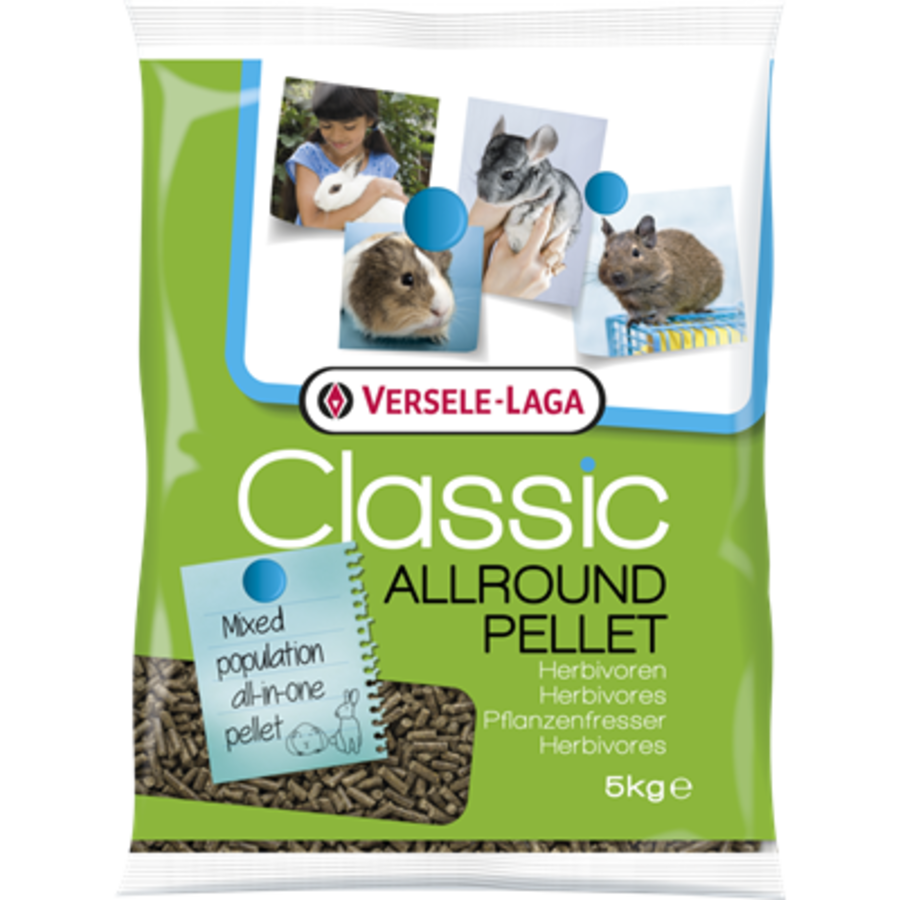 Allround Pellet 5 kg voor konijnen en herbivore knaagdieren