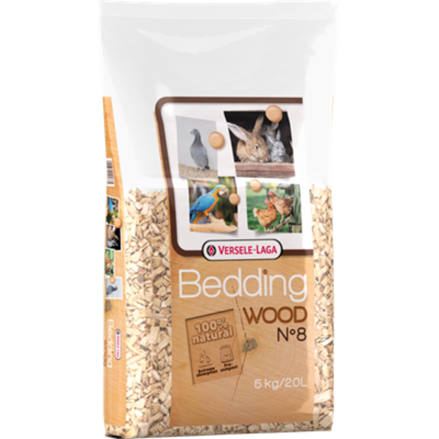 Beukenhout bodembedekking 8 mm | hygiënisch strooisel