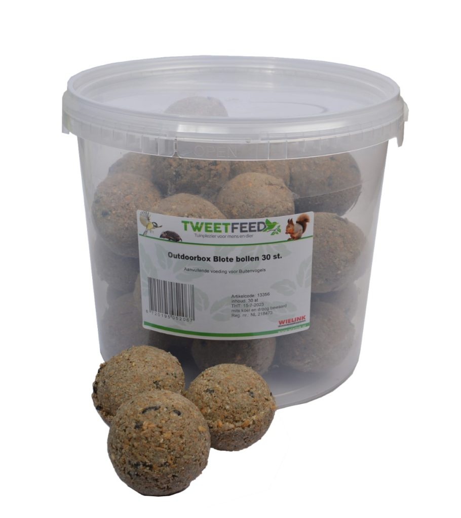 Tweetfeed Outdoorbox blote bollen 30 stuks - Junai.nl