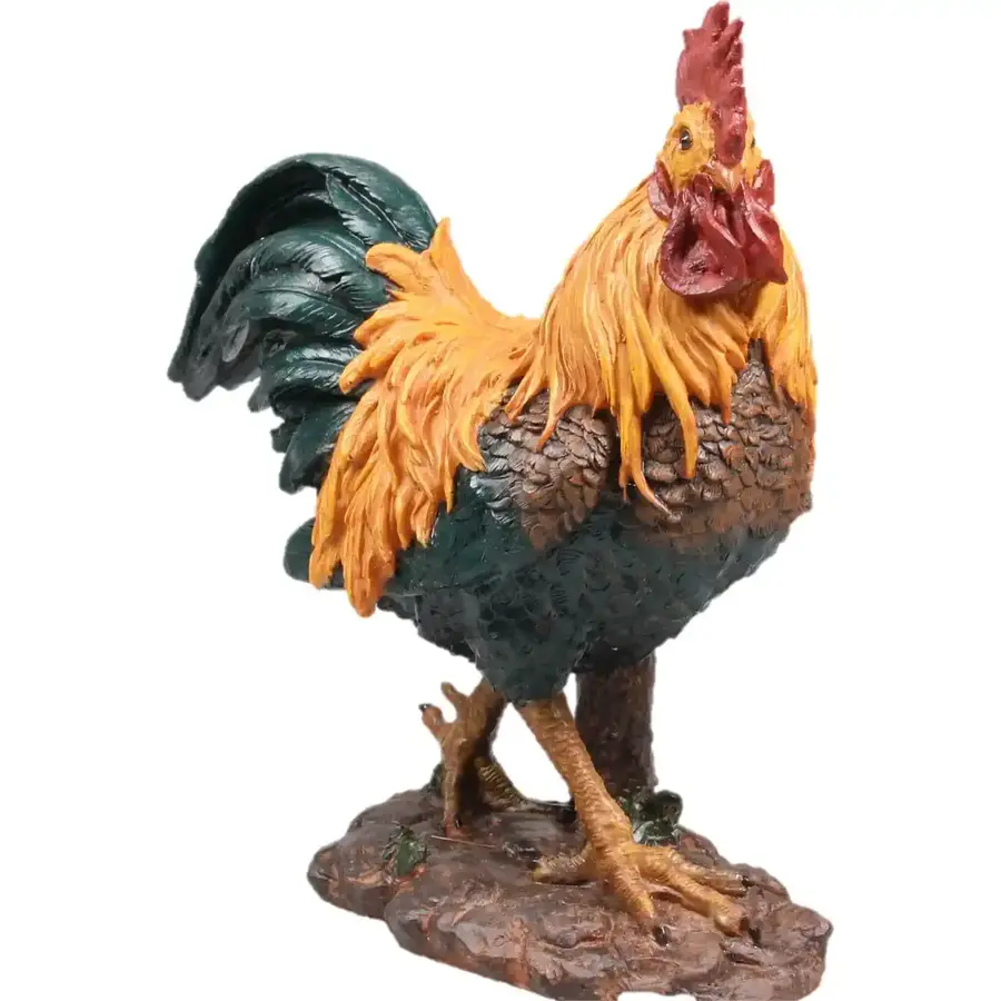 Klein Tuinbeeld Haan | 19 x 10 x 22 cm