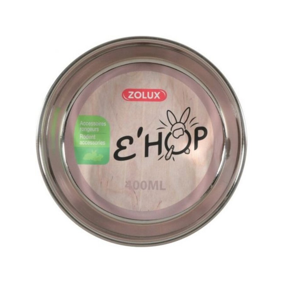 Ehop Voerbak Inox Roze