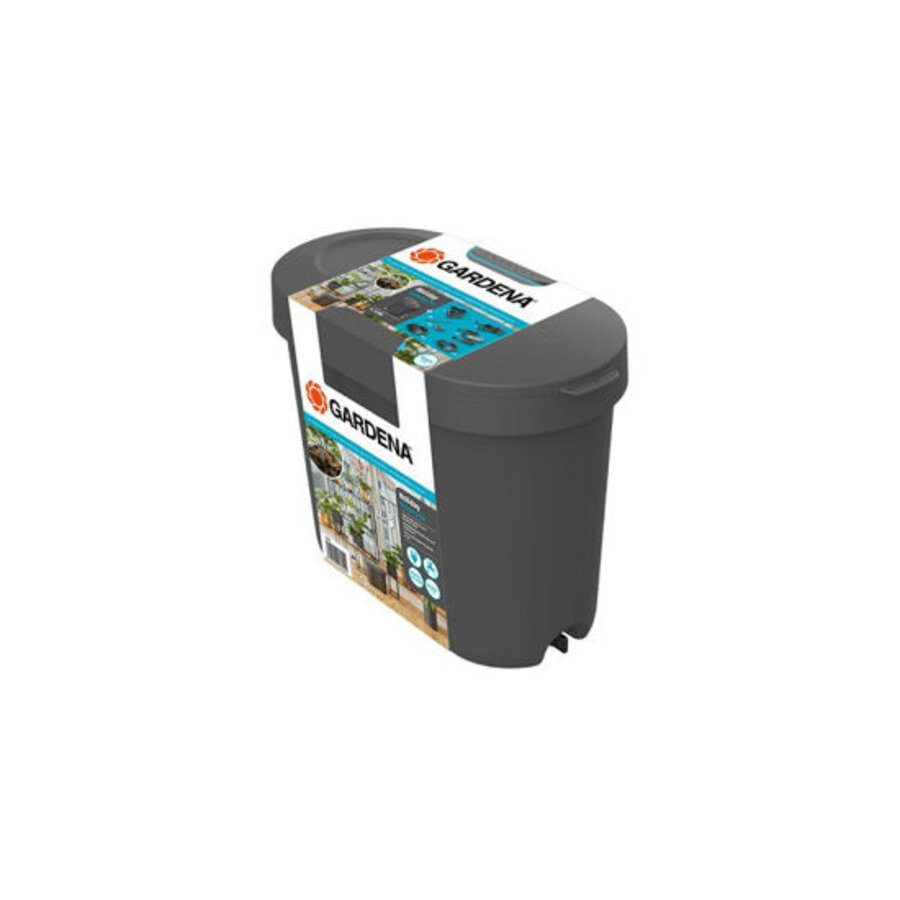 Vakantiebewateringsset voor 36 potplanten met waterreservoir 10,5 liter