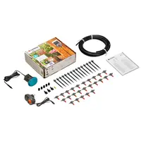 Volautomatische bloembakbesproeiing set 6 m met pomp, timer en 25 druppelaars