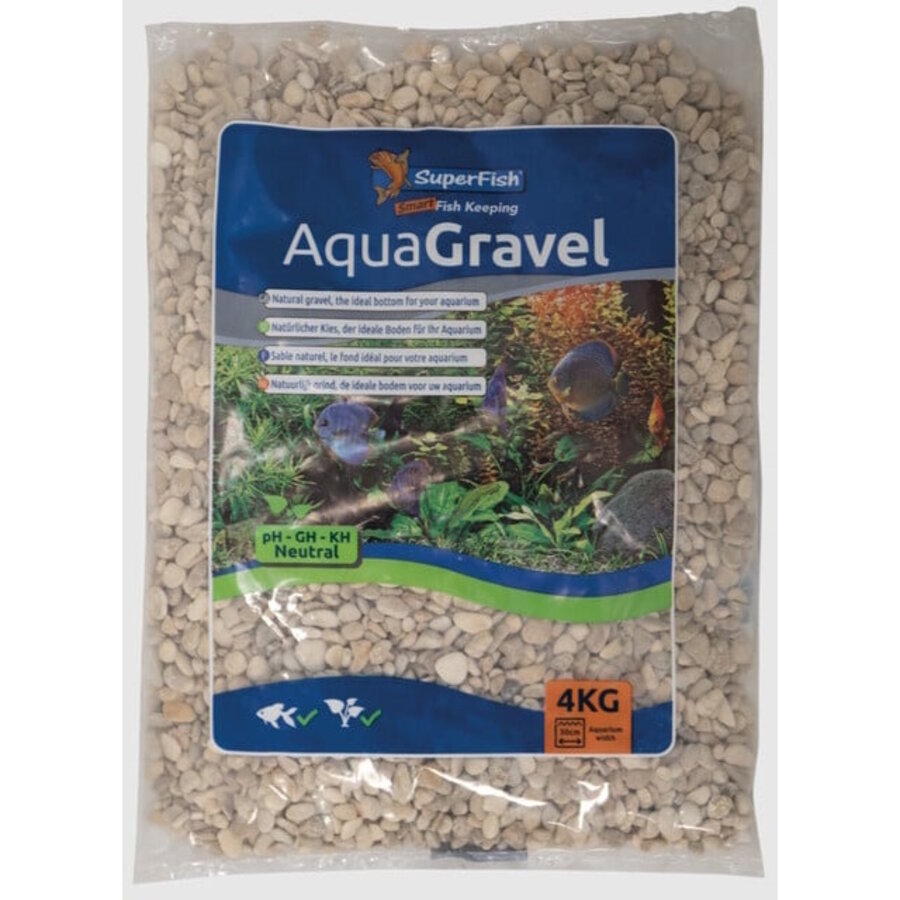 Aquariumgrind British bruin 5-8 mm | natuurlijke bodembedekking | zak 4 kg