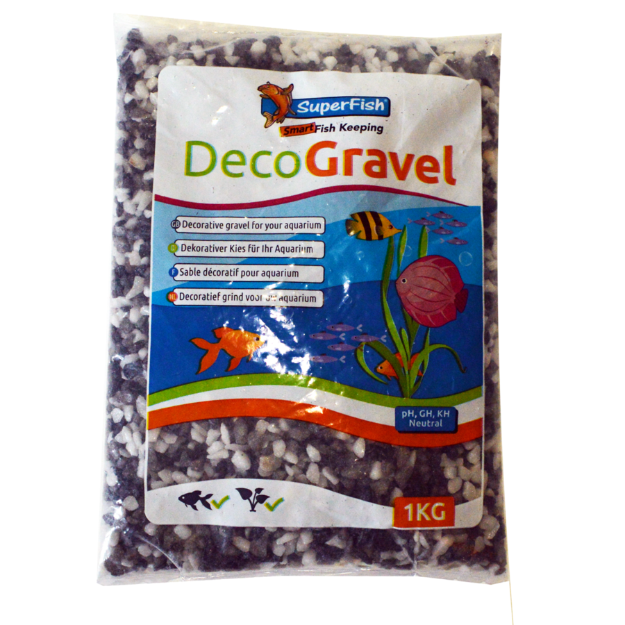 Deco Grind Mix Wit-Zwart-Grijs 1KG