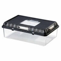 Broedbox zwart/transparant Large