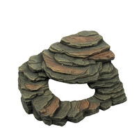 Hoeksteen 1 XL grijs 39x28x19,5 cm terrarium schuilplaats