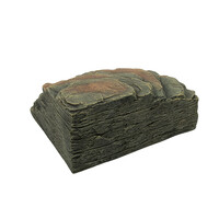 Hoeksteen 1 XL grijs 39x28x19,5 cm terrarium schuilplaats