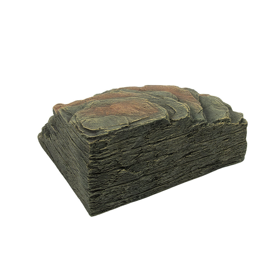 Hoeksteen 1 XL grijs 39x28x19,5 cm terrarium schuilplaats