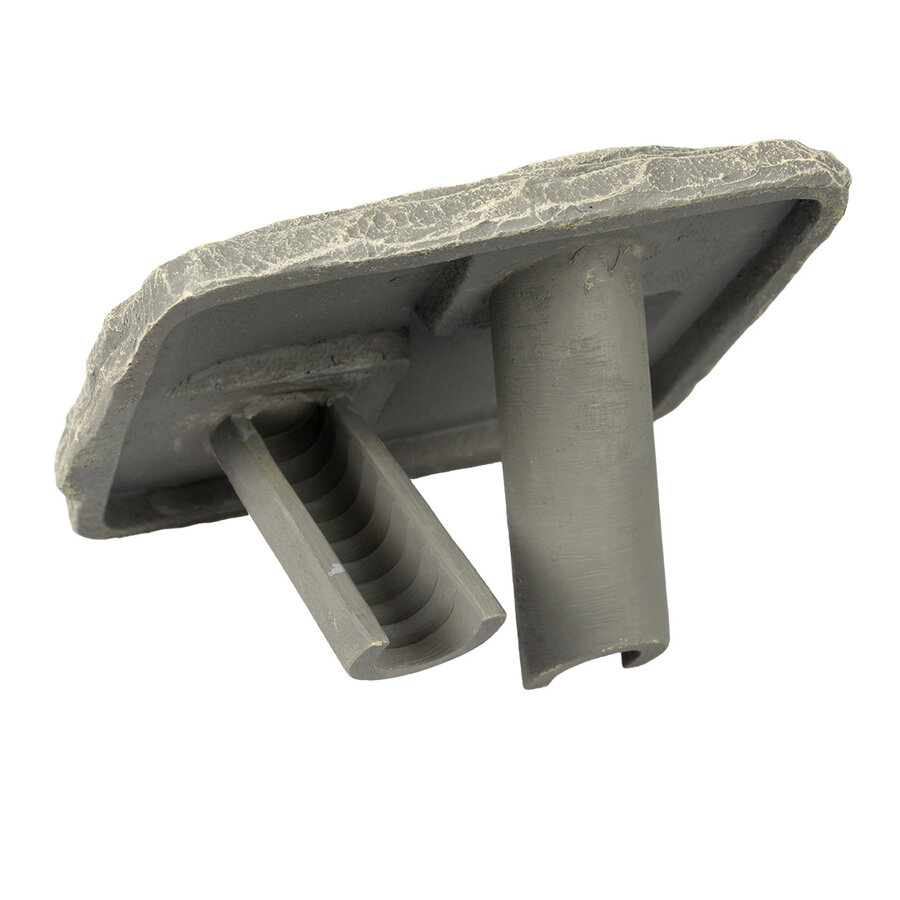 Krekelrots grijs 21x17x11 cm voor reptielen