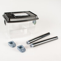 Krekelbak 30x19x20CM met afsluitbare kokers voor krekels en sprinkhanen