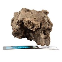 Honingraathout bruin aquarium en terrarium decoratie