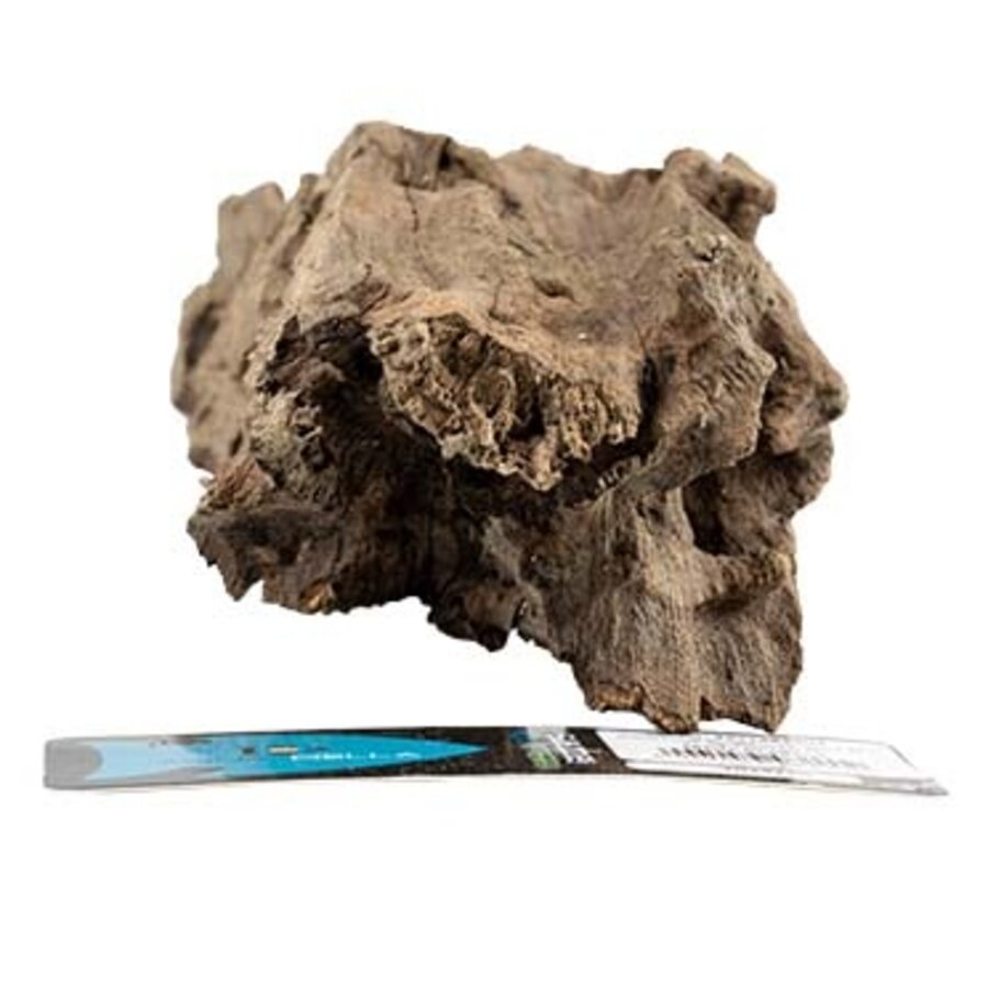 Honingraathout bruin aquarium en terrarium decoratie