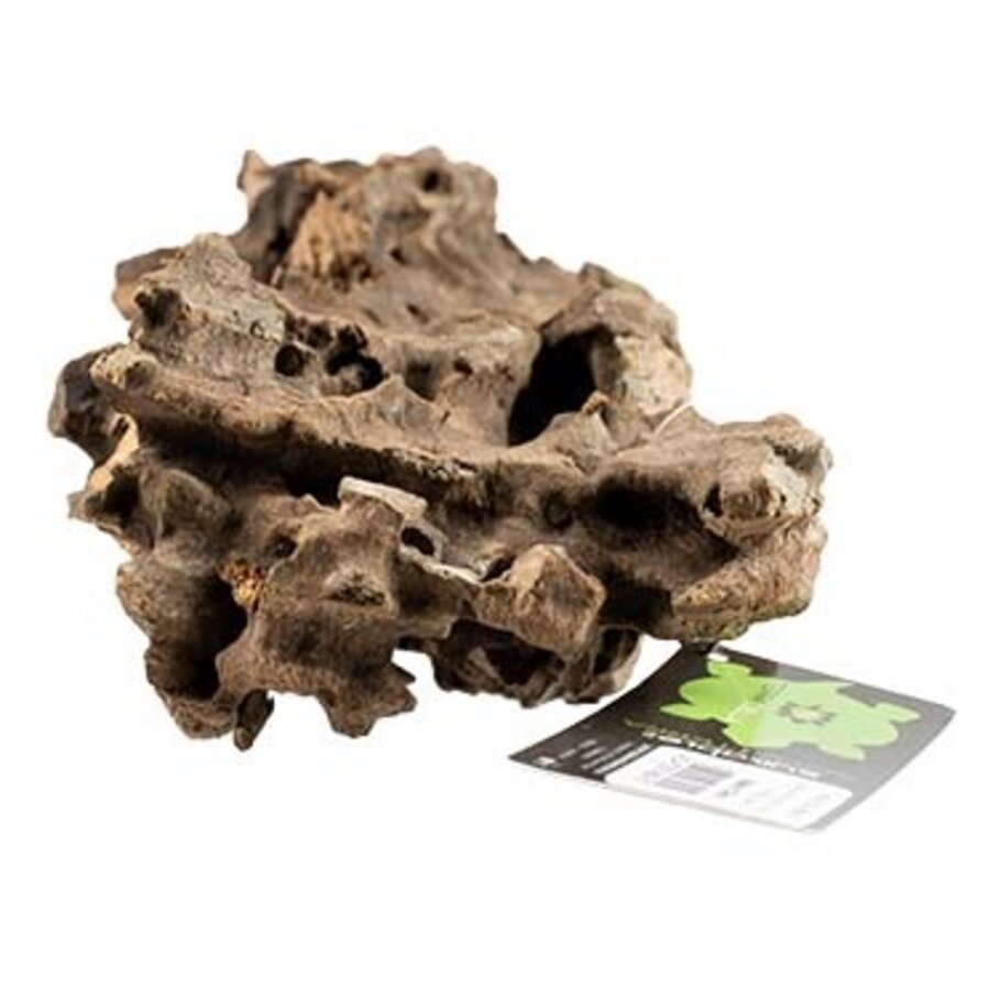 Honingraathout bruin aquarium en terrarium decoratie