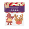 Xmas Festive Gevulde Santa En Rendier 100 gr