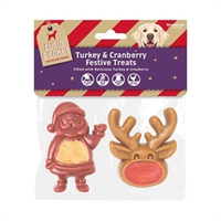 Xmas Festive Gevulde Santa En Rendier 100 gr