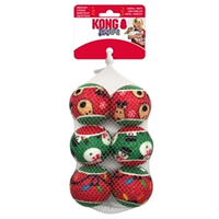 SqueakAir Bal Assorti 6,5 cm 6 st