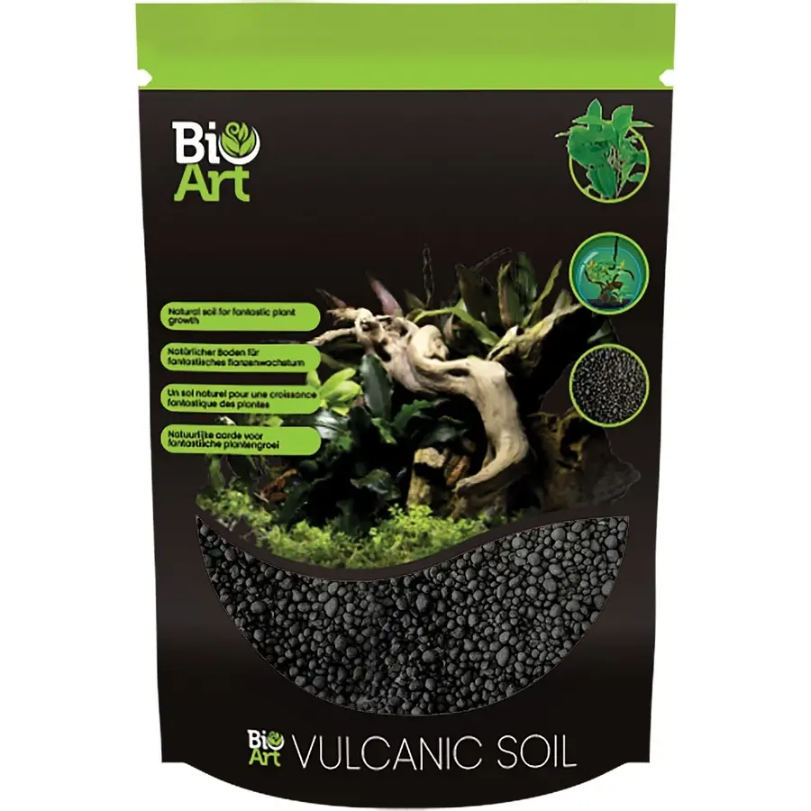 Vulkanische bodem | voedzame aquasoil voor aquarium en terrarium | 800 gram