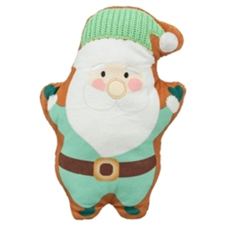 Xmas Kerstman Pluche Groen 22 cm