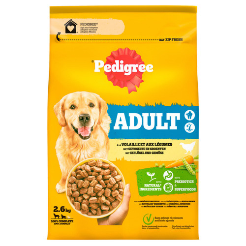 Pedigree Adult  Hondenvoer Kip 2,6KG