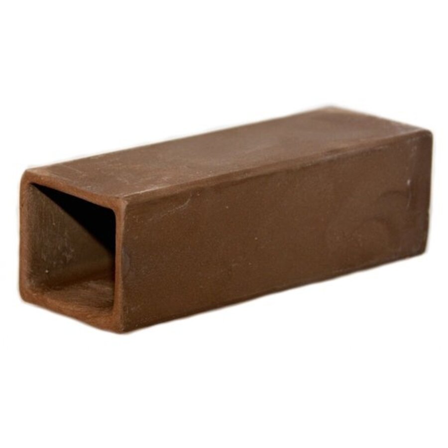 Leghol medium rechthoekig keramiek 11x4x3,5 cm voor aquarium en terrarium