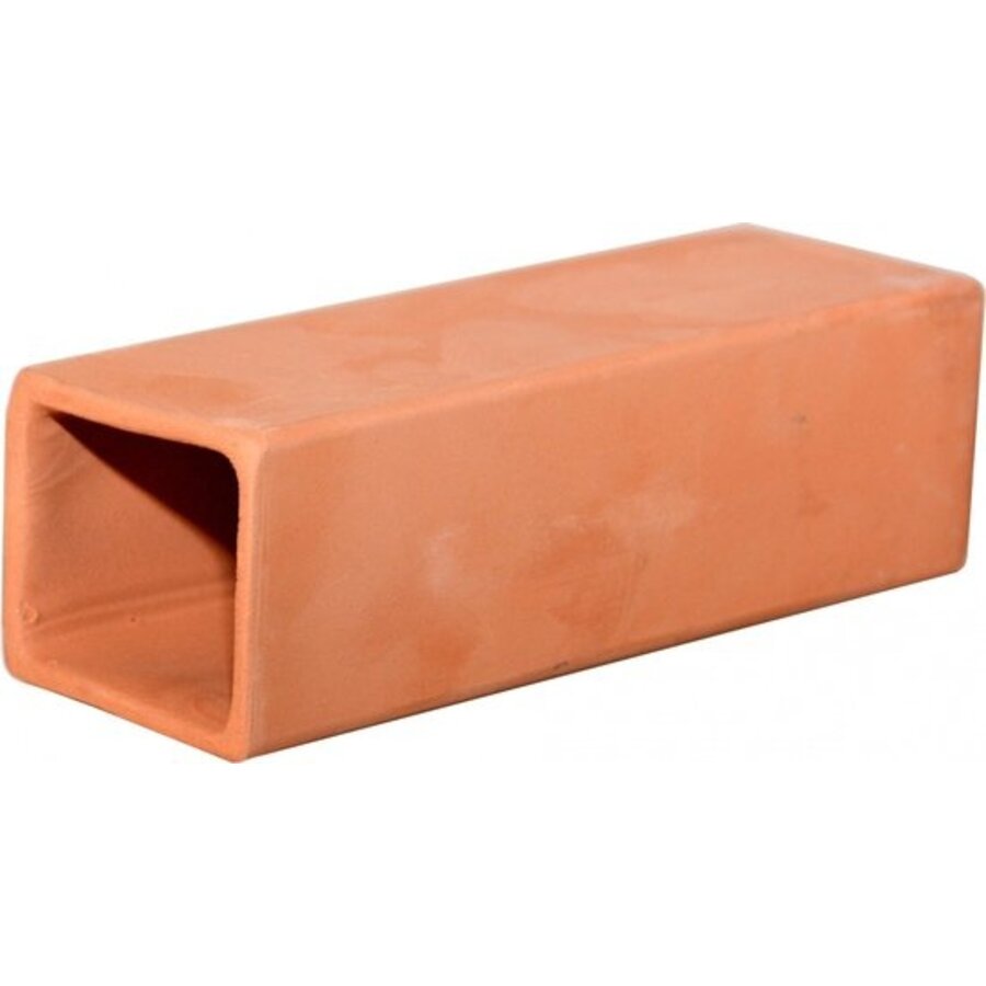 Leghol medium rechthoekig keramiek 11x4x3,5 cm voor aquarium en terrarium