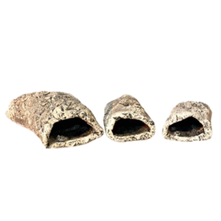 Cavity Stones keramische schuil- en legholen voor aquarium en terrarium
