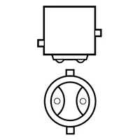 21/5 W BAY15d Gloeilamp