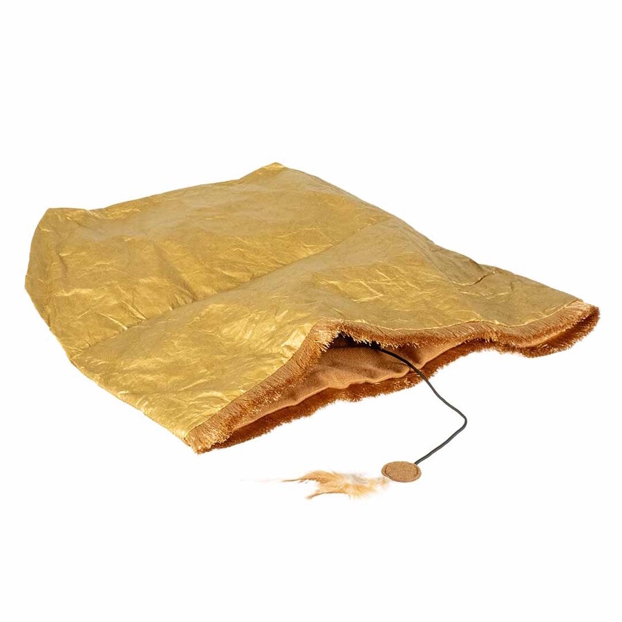 Crackle Papierzak Met Veer Op Elastiek