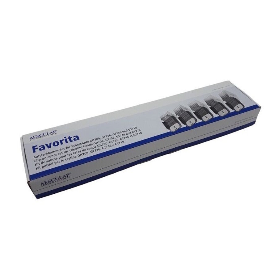 Opzetkammen Favorita Combi set GT170