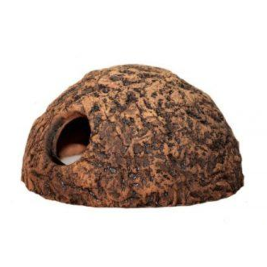 Keramische iglu schuilplaats voor aquarium en terrarium