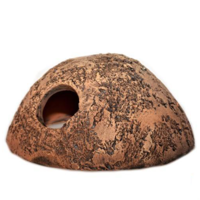 Keramische iglu schuilplaats voor aquarium en terrarium