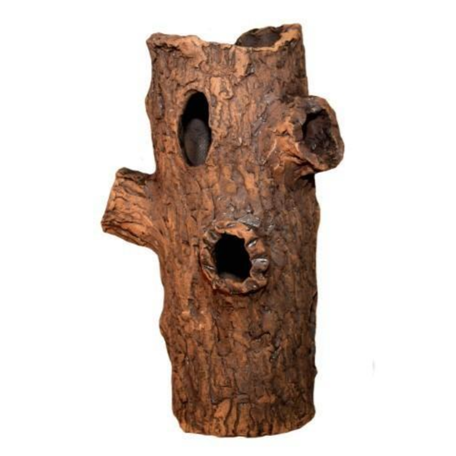 Log met boughs keramische schuilplaats voor aquarium en terrarium