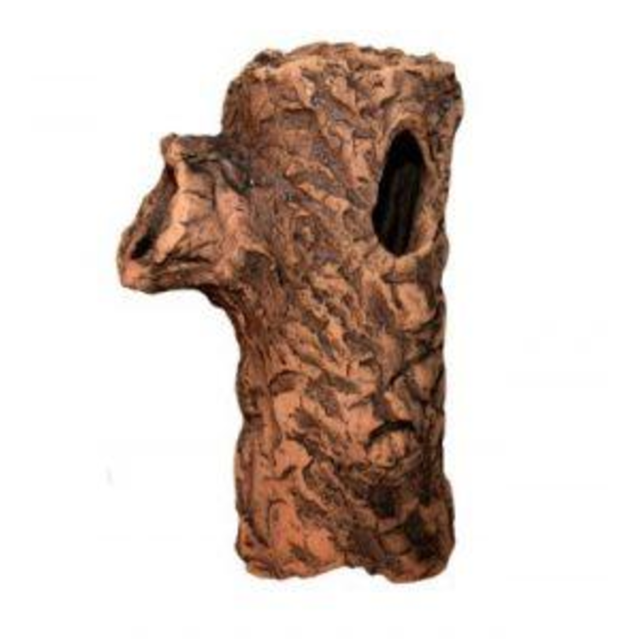 Log met boughs keramische schuilplaats voor aquarium en terrarium