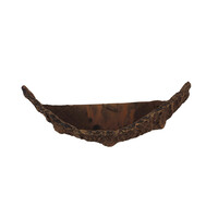 Terras Bruin voor aquarium en terrarium | keramisch terras Xsmall 17 x 5 x 10 cm | Small 25 x 7 x 14 cm | Medium 33 x 7 x 14 cm