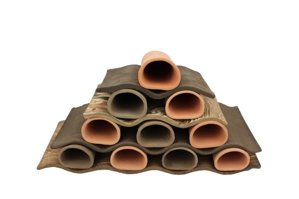 CeramicNature Stapelplaat Medium Bruin