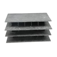 Leisteen Straat Triple Recht 18 x 27 x 12 cm schuilplaats voor aquarium en terrarium