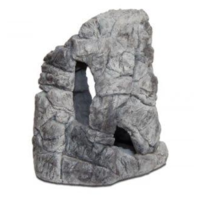 Rock grijs schuilrots voor aquarium en terrarium | 5 maten