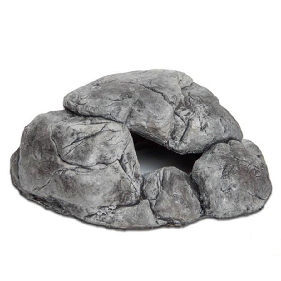 Stone grijs schuilplaats voor aquarium en terrarium KH-42 | KH-45