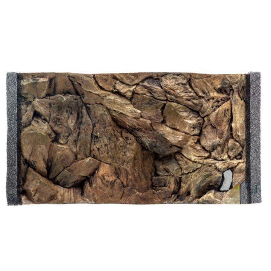 Standard 3D aquarium achterwand rotsstructuur voor aquarium en terrarium (diverse maten)