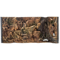 Standard 3D aquarium achterwand rotsstructuur voor aquarium en terrarium (diverse maten)