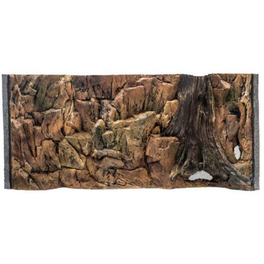Standard 3D aquarium achterwand rotsstructuur voor aquarium en terrarium (diverse maten)
